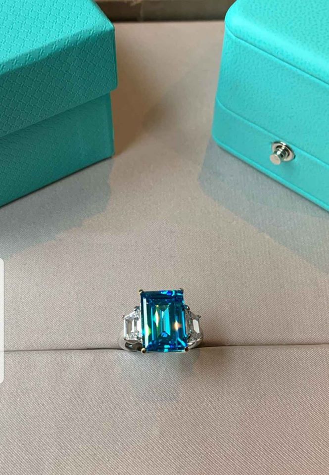 Sri Lanka Blue Crystal Ring