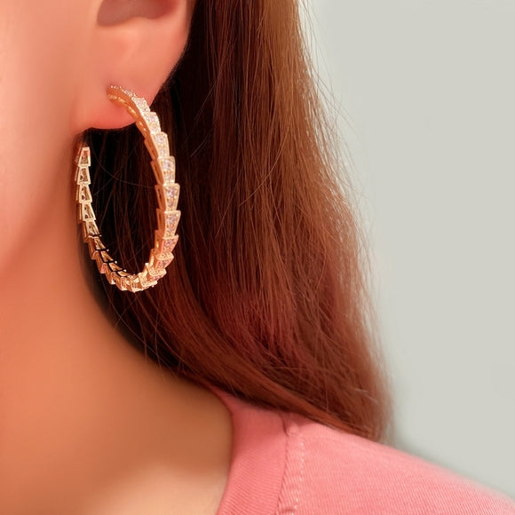 Snake shape earrings