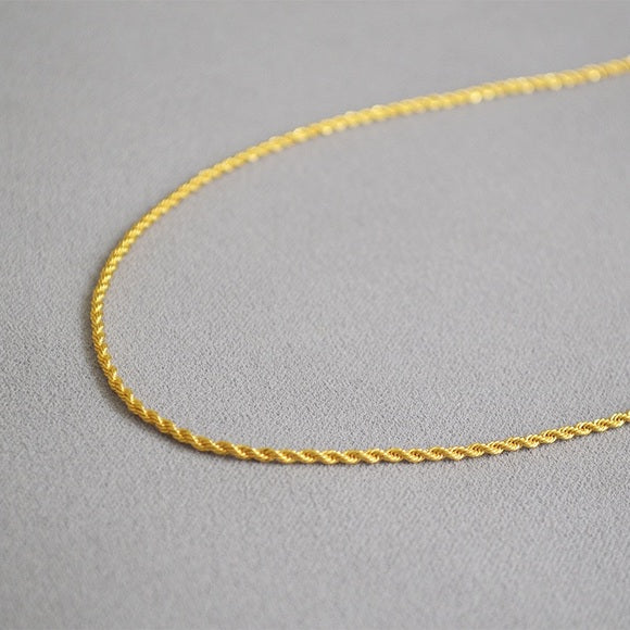 18k Gold Plated Rope Chain