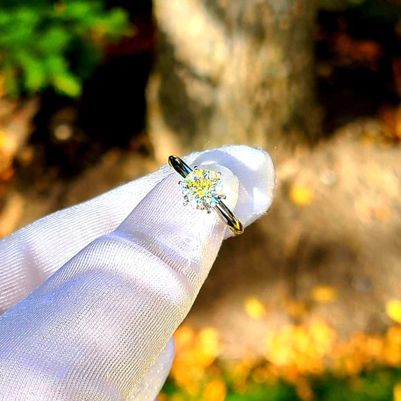 Platinum 1.5ct Lab Diamond Ring